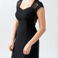 Classy Lace Black Gown Dress