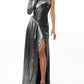 Exquisite Silver Party Wear Dress