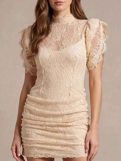 Gorgeous Lace Mini Party Dress