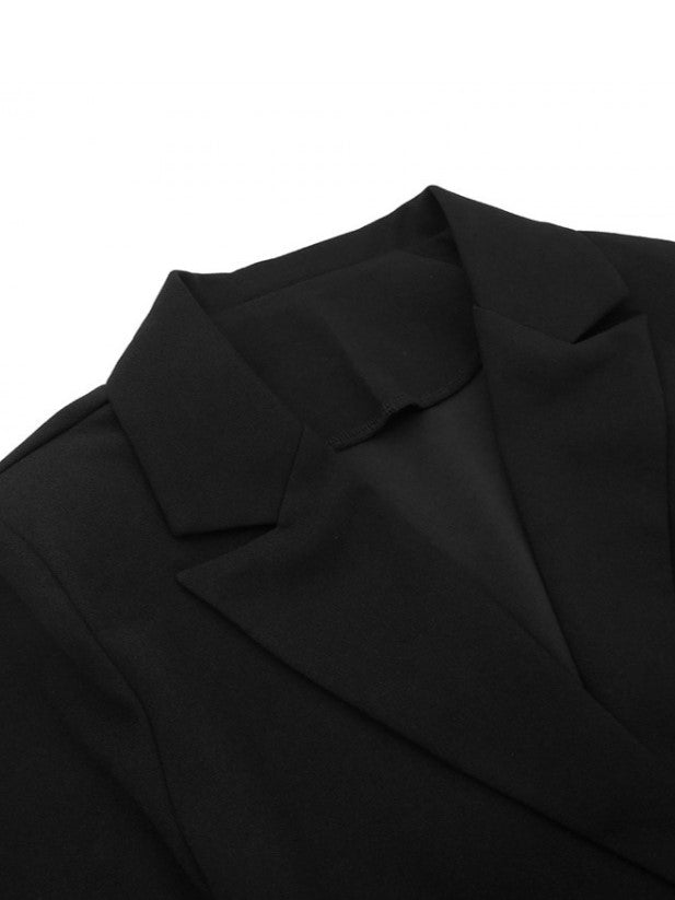 Latest Arrival V Neck Suit Bandage Black Dress