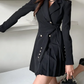 Professional Slim Style Black Jacket Dress