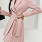 Professional Slim Style Pink Jacket Dress
