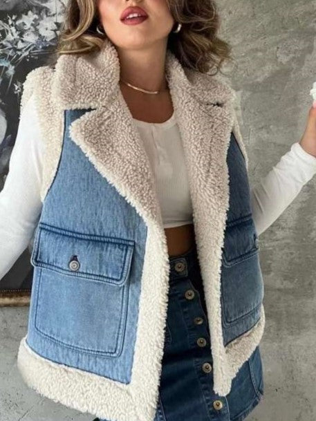 Stylish Loose Lapel Coat