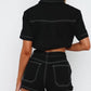 Ultramod Shirt With Shorts Black Set