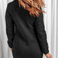 Winter Style Turtle Neck Long Sleeve Black Sweater Dress - Ships in 24 Hrs