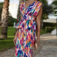 Attractive Geometric Print Skirt Co Ord Set