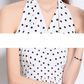 Bohemian Retro Dot French Style White Dress