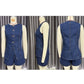 Chic Denim Button Up Shorts Blue Co ord Set