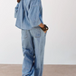 Chic Denim Wide Leg Co ord Set
