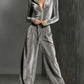 Chic Velvet Wide Leg Zip Up Long Jumpsuit With Belt
