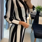 Classy Monochrome Black & White Co ord Set