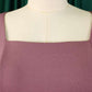 Classy Trumpet Sleeve Coffee Midi Dress With Belt