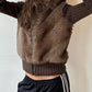 Classy Winter Look Fur Patchwork Zipper Coat