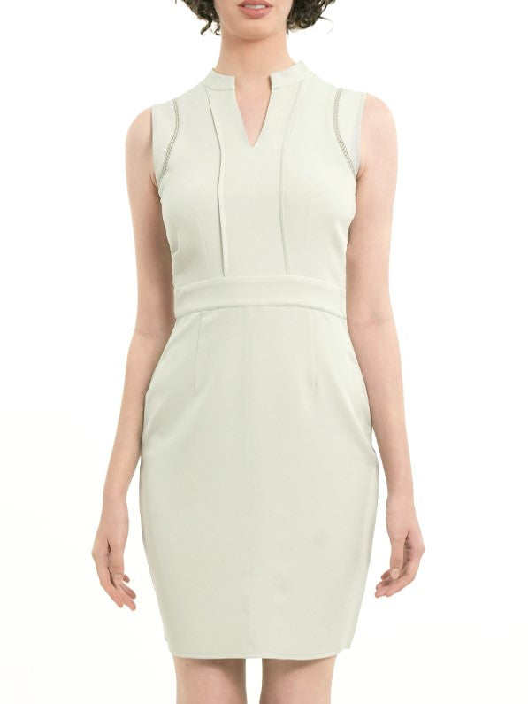 Elegant Formal Wear Sleeveless Grey Dress