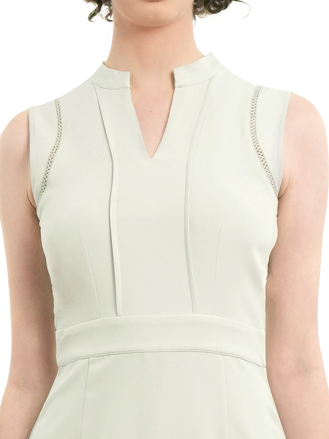 Elegant Formal Wear Sleeveless Grey Dress