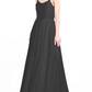 Evergreen Black Sleeveless Maxi Dress