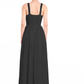 Evergreen Black Sleeveless Maxi Dress