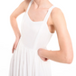 Evergreen White Sleeveless Maxi Dress