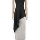 Exclusive Asymmetrical Pleated Skirt Set