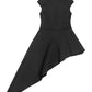Exclusive Asymmetrical Pleated Skirt Set