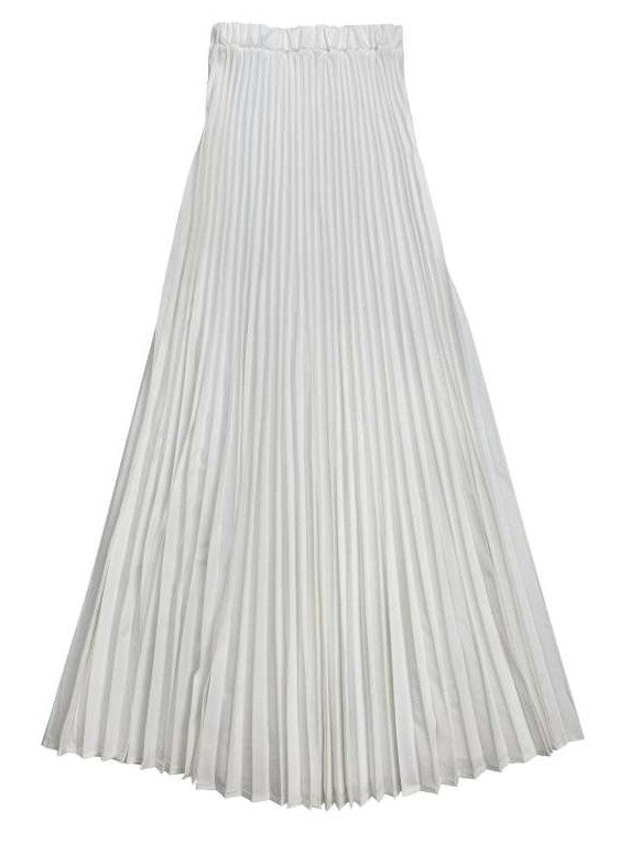 Exclusive Asymmetrical Pleated Skirt Set