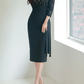Exclusive Party Wear Black Lace Dress