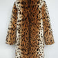 Exquisite Winter Wear Leopard Print Brown Long Coat
