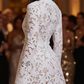 Fabulous White Lace Floral Mini Dress