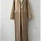 Formal Look Fringed Tailored Collar Long Blazer Pant Set