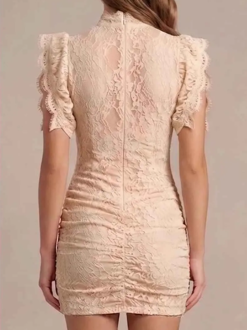 Gorgeous Lace Mini Party Dress