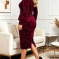 Latest Fashion Printed Top With Ruched Skirt Co ord Set
