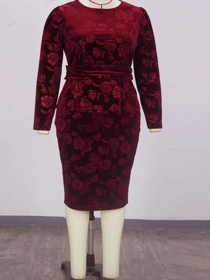 Latest Fashion Printed Top With Ruched Skirt Co ord Set