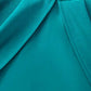 Lovely Solid Ruffle Cape Sleeve Green Dress