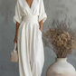 Modish Wide Leg Solid Jumpsuit With Belt