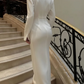 Premium Fashion Blazer Style Gown Evening Maxi Dress