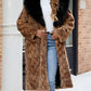 Premium Winter Fashion Snake Print Long Coat