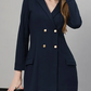 Professional Look Navy Blue Blazer Dress