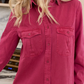 Simple Pocket Decor Shirt Dress