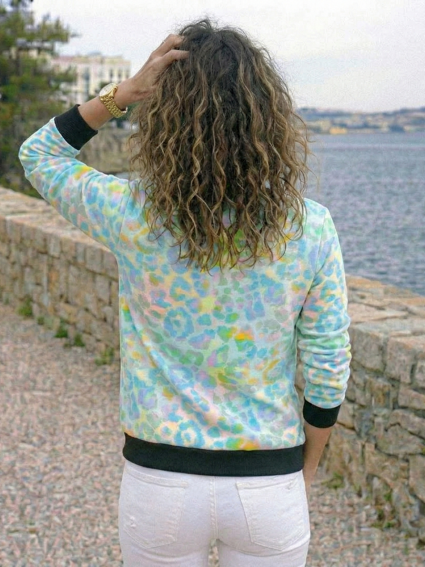 Smart Animal Print Multicoloured Sweatshirt