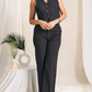 Smart Black Waist Coat With  Pants Co ord Set