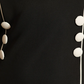 Smart Contrast Button Decor Black Dress