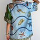 Smart Sea Theme Pants Co ord Set