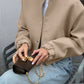Smart Single Breasted Long Sleeve Jacket