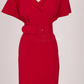 Sophisticated Bodycon Red Pencil Dress