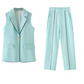 Sophisticated Long Vest Coat And Pant Set