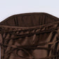 Stylish Boat Neck Brown Maxi Dress