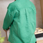 Stylish Green Fur Deecor Shirt