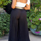 Stylish Pleated Ruffle Wide Leg Jumpsuit