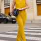 Stylish Sleeveless Fitted Pant Suit Set