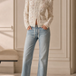 Suave Chic Lace High Neck Top